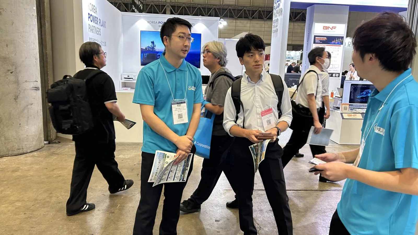 開場直後のSMART ENERGY WEEK【秋】の会場