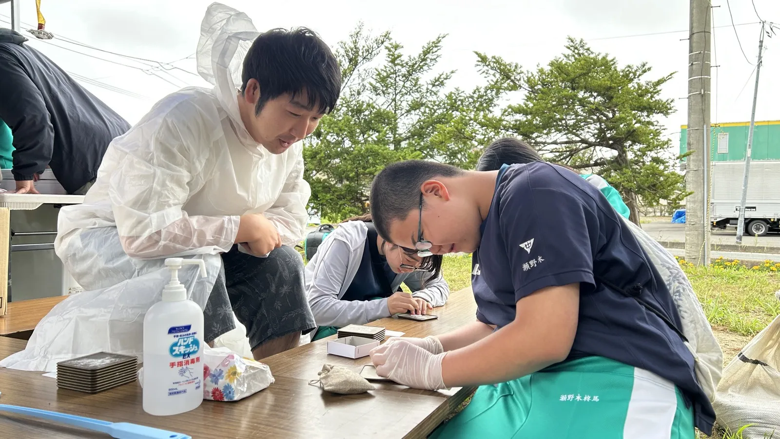 田口が担当した「型抜き」の様子